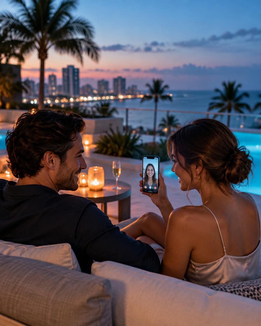 A date with Sophia social post concept